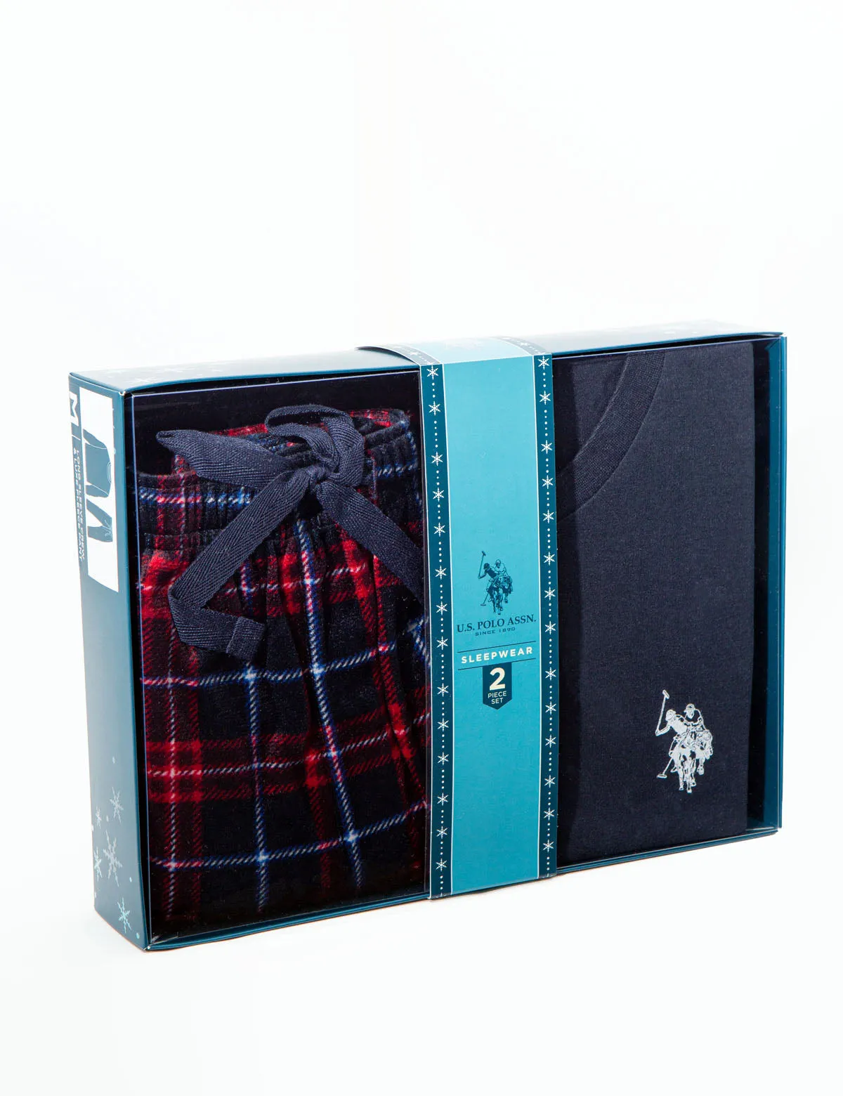 2PC JERSEY TOP & LUXE FLEECE PANT SET