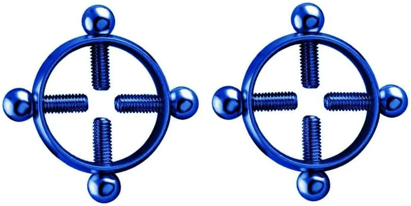 2Pcs Round Non-Piercing Nipple Rings Stainless Steel Fake Nipple Rings Shield Barbell Ring Nipple Jewelry Summer Beach Body Jewelry for Women