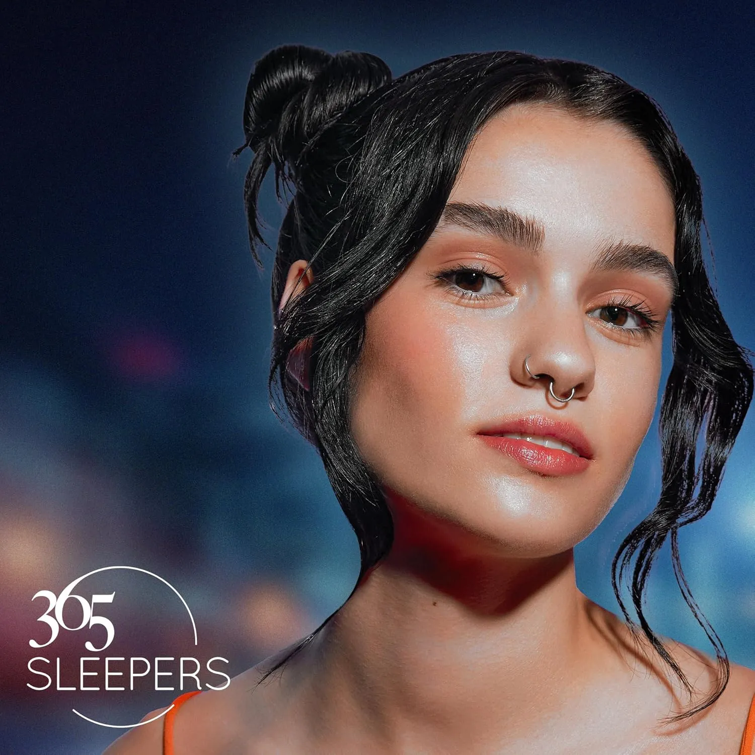 365 SLEEPERS 2PCS Titanium Implant Grade 18G Septum Jewelry Hinged Segment Ring Body Piercing Hoop Lip Rings Helix Cartilage Rook Sleeper Earrings Nickel Free Hypoallergenic 6mm  13mm