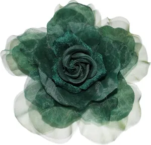 8 in Rose Fabric Flower Brooch Pin,Oversized Flower Corsage Brooch, for Women and Men, Weddings,Parties and Dresses