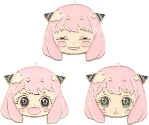 Anime Anya Forger Pins - loid S Family Cosplay Enamel Brooch - Backpack Costume Gift for Women Men Fans