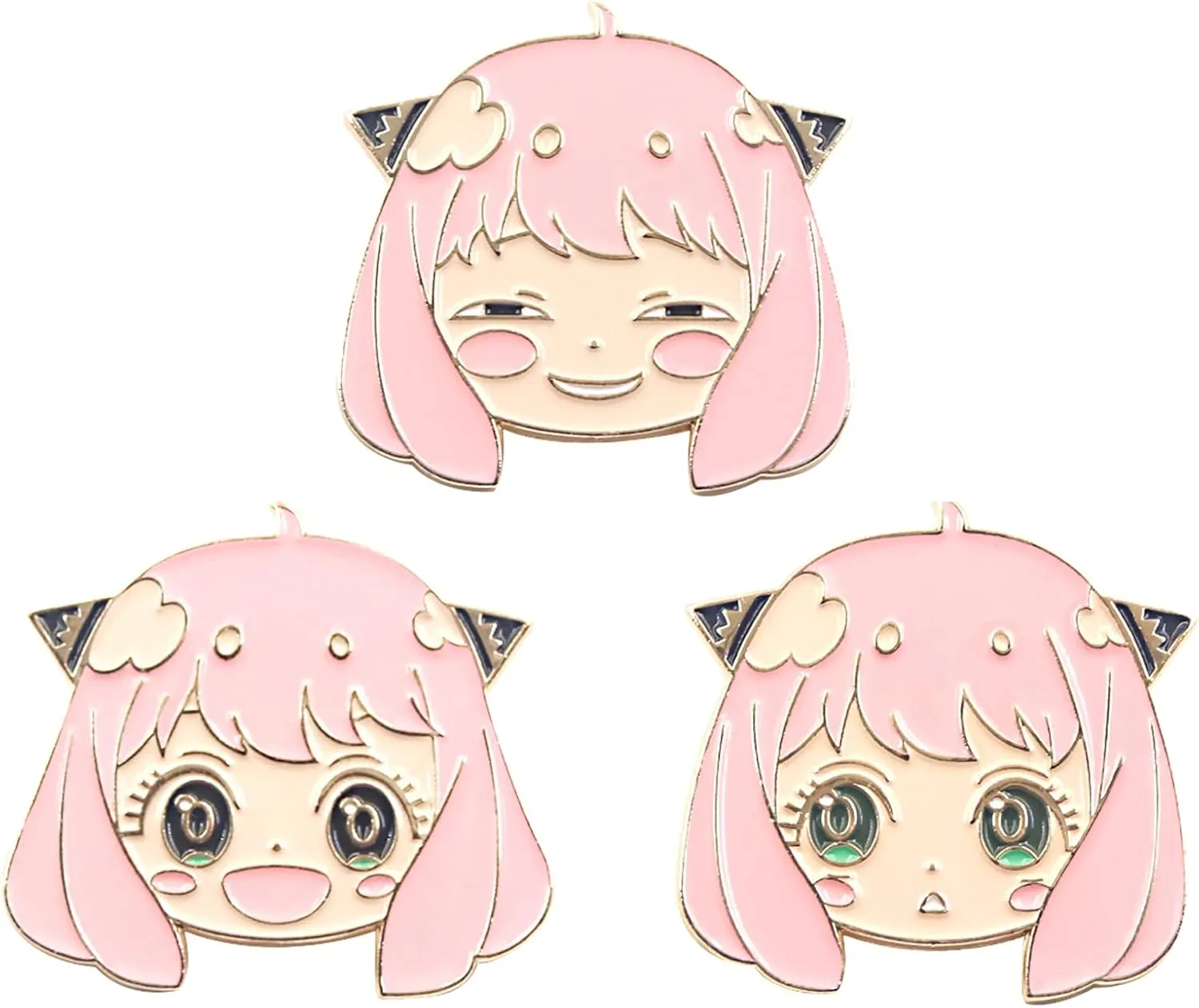 Anime Anya Forger Pins - loid S Family Cosplay Enamel Brooch - Backpack Costume Gift for Women Men Fans