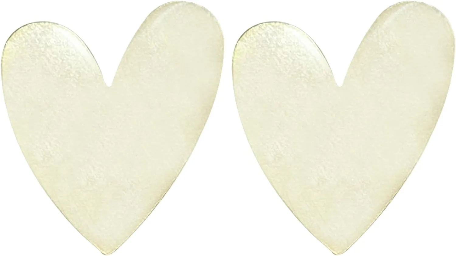 Anmpab Heart Love Big Stud Earrings for Women Minimalist Fashion Party Wedding Birthday Valentine Day Gifts Her Mom Wife Bff