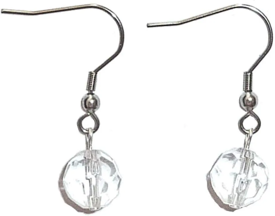 Beaded Dangle Earrings, Surgical Stainless Steel French wire Women's Sets of beaded earrings in Gift Box.