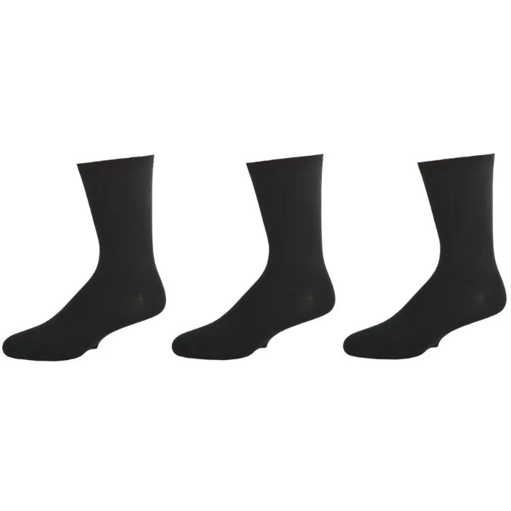 Big Boys & Girls (Unisex) Classic Dress Uniform Ribbed Crew Socks