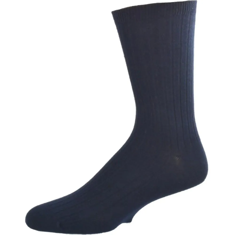 Big Boys & Girls (Unisex) Classic Dress Uniform Ribbed Crew Socks
