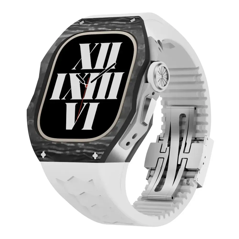 Carbon Fiber Apple Watch Ultra Case Retrofit Kit