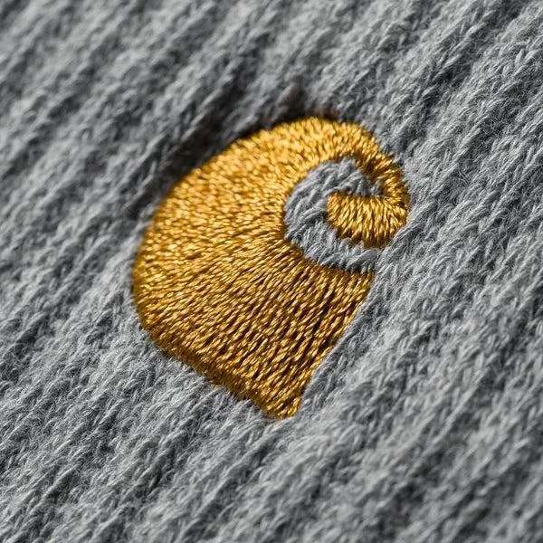 Carhartt WIP Chase Crew Socks Grey Heather