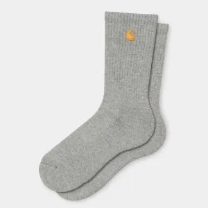 Carhartt WIP Chase Crew Socks Grey Heather