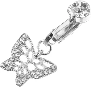 Clip-on Fake Belly Button Ring Non-piercing Navel Jewelry Dangle Faux Belly Ring for Women