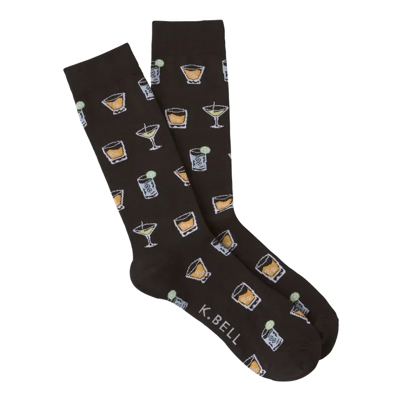 Cocktails Men's Crew Socks