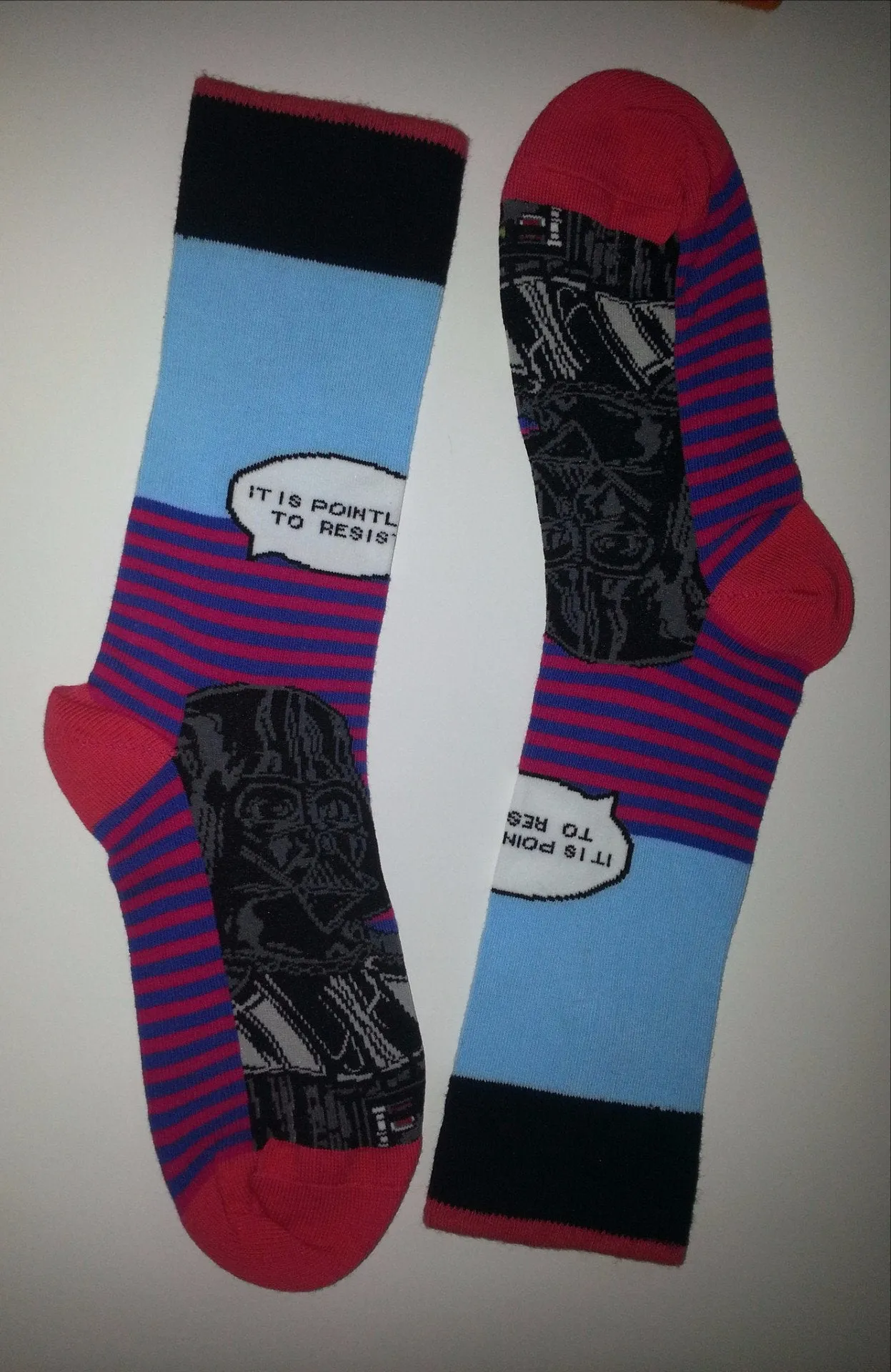 Darth Vader Phrase Crew Socks