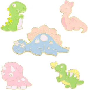 Dinosaur Baby Brooch Dinosaur Baby Badge Dinosaur Metal Enamel Brooch Cute Enamel Brooch Pin Cute Child Pin Girls Kids Gift