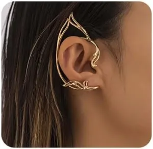 Elf Ear Cuff Fairy Ear Cuffs Cosplay Climber Earrings Non Pierced Wraps Fairy Accessories for Women 2Pcs