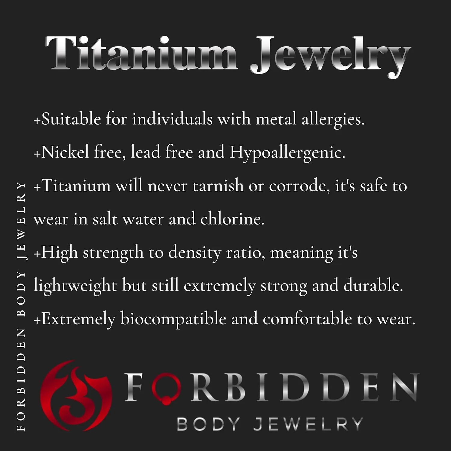 Forbidden Body Jewelry 14g 16mm (5/8 Inch) Hypoallergenic Titanium Double Ball Nipple & Tongue Ring Barbells