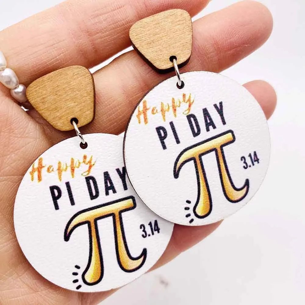 Funny Teacher Teardrop Dangle Earrings for Women and Wooden Back to School Earrings Teacher Appreciation Jewelry