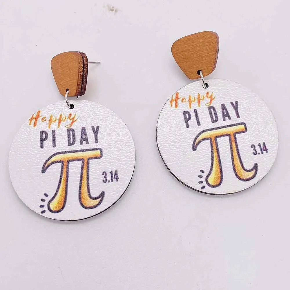 Funny Teacher Teardrop Dangle Earrings for Women and Wooden Back to School Earrings Teacher Appreciation Jewelry