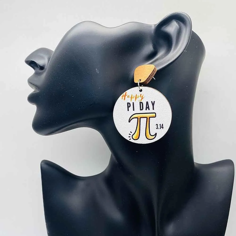 Funny Teacher Teardrop Dangle Earrings for Women and Wooden Back to School Earrings Teacher Appreciation Jewelry
