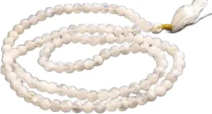 Natural RAINBOW MOONSTONE 8mm 108 Mala Beads, Spiritual, Meditation Beads, Reiki, Japa Mala, Buddhist Prayer Beads, Yoga Bracelet, healing beads LKMALA-RRGU-1578