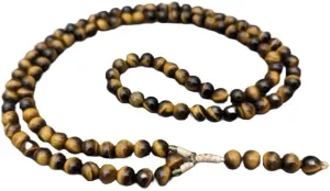 Natural Tiger eye 8mm 108 Mala Beads, Spiritual, Meditation Beads, Reiki, Japa Mala, Buddhist Prayer Beads, Yoga Bracelet, healing beads LKMALA-RRGU-179