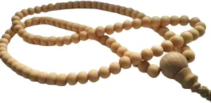 Natural wood bead 8mm 108 Mala Beads, Spiritual, Meditation Beads, Reiki, Japa Mala, Buddhist Prayer Beads, Yoga Bracelet, healing beads LKMALA-RRGU-67