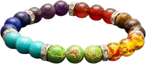 New 2025 7 Prayer Balancing Bracelet 8Mm Semi-Precious Stones Natural Beads Bracelets Yoga Meditation Jewelry Gifts Decoration Jewelry Luxury With You Accessories Trendy Best For Gift