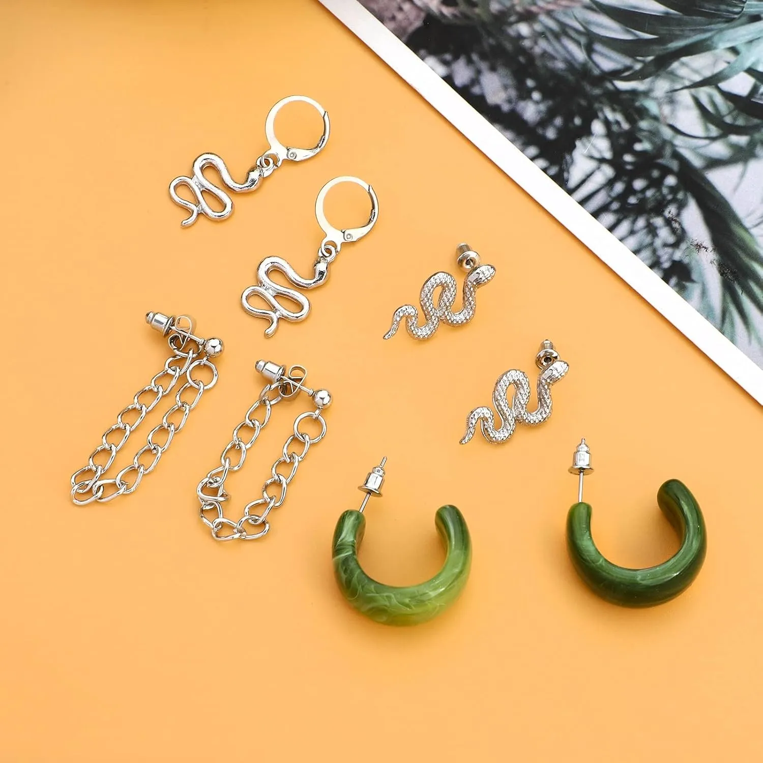 NEWITIN Multipack Earrings Set for Women Hypoallergenic Studs Fashion Drop Dangle Earring Zircon Pearl Stud Earring Statement Hoop Earrings for Women