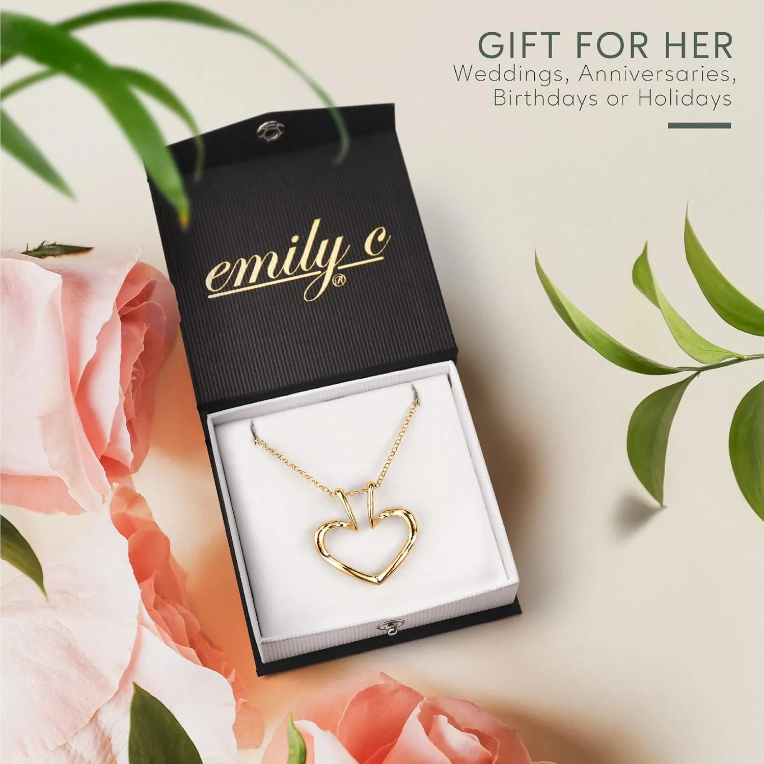 Original Patented Ring Holder - Stainless Steel Necklace - Women & Men Wedding & Engagement Ring Holder - Gift for Her
