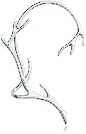Reffeer Platinum Plated Copper Cartilage Cuff Earring Non Piercing Wraps for Women Clip Ons Earring Climber