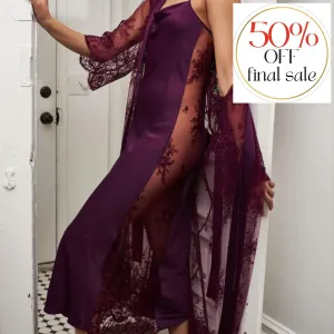 Rya Collection Darling Long Gown 219 in Aubergine