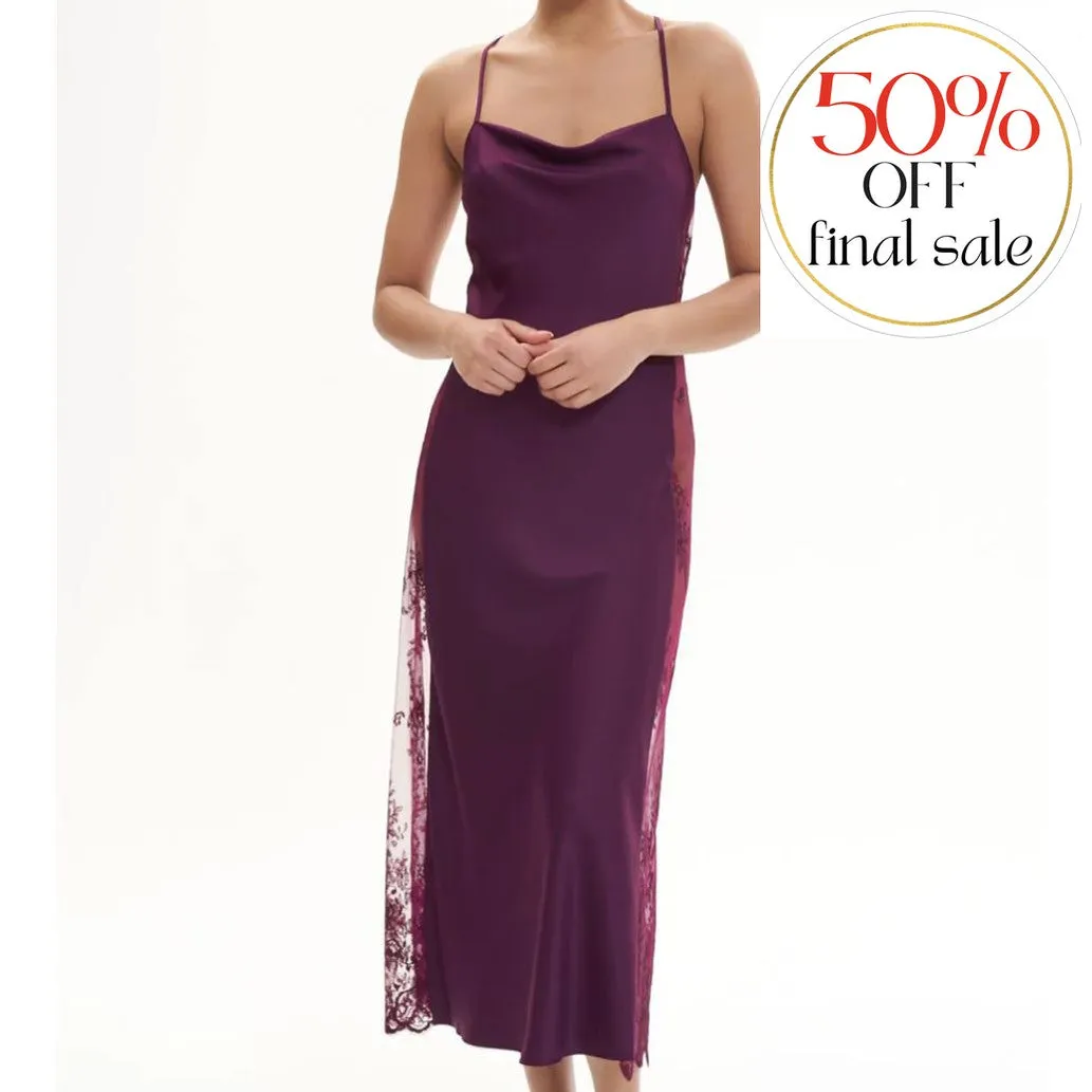 Rya Collection Darling Long Gown 219 in Aubergine