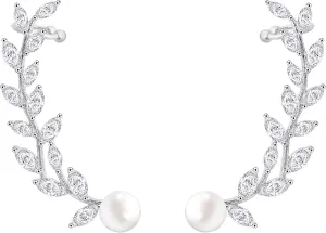 S925 Sterling Silver Post Stud Earrings for Women Cartilage Ear Cuffs Hoop Climbe Wedding Wraps Earrings for Women Drop Zircon Cuff