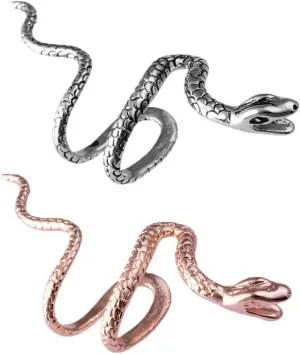 Snake Ear Cuff Earrings For Men Women Non Piercing Punk Goth Cool Wrap Crawler Climber Clip On Snake Earrings Cuffs Set Halloween Christmas Jewelry Gift
