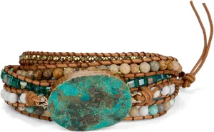 SPUNKYsoul New! Dazzling Handmade Leather Wrap Bracelet Collection