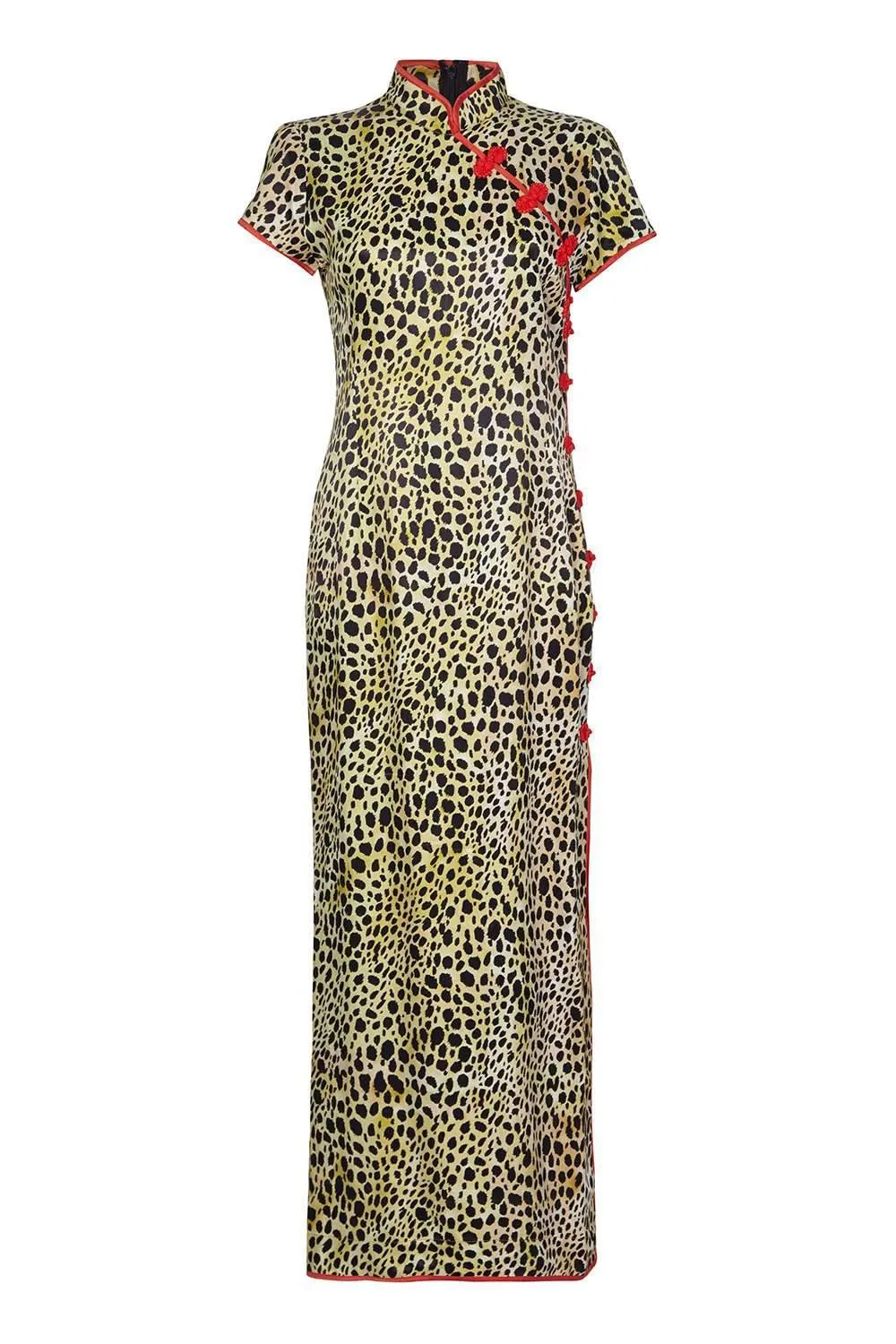 Suki Leopard  Long Dress