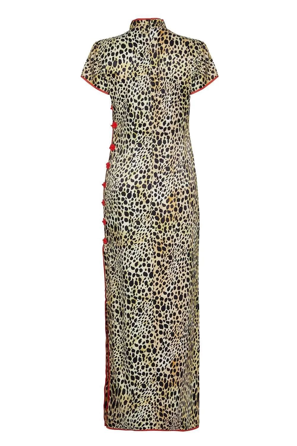 Suki Leopard  Long Dress