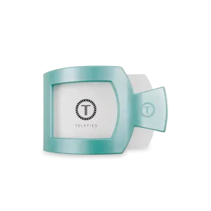 Totally Turquoise Medium Flat Square Clip