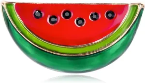 Watermelon Brooch, Fruit Enamel Brooch Pin, Watermelon Enamel Pin, Cute Fruit Lapel Pin/Brooch, Girls' Badge, Women's Clothing, Backpack, Jacket, Hat
