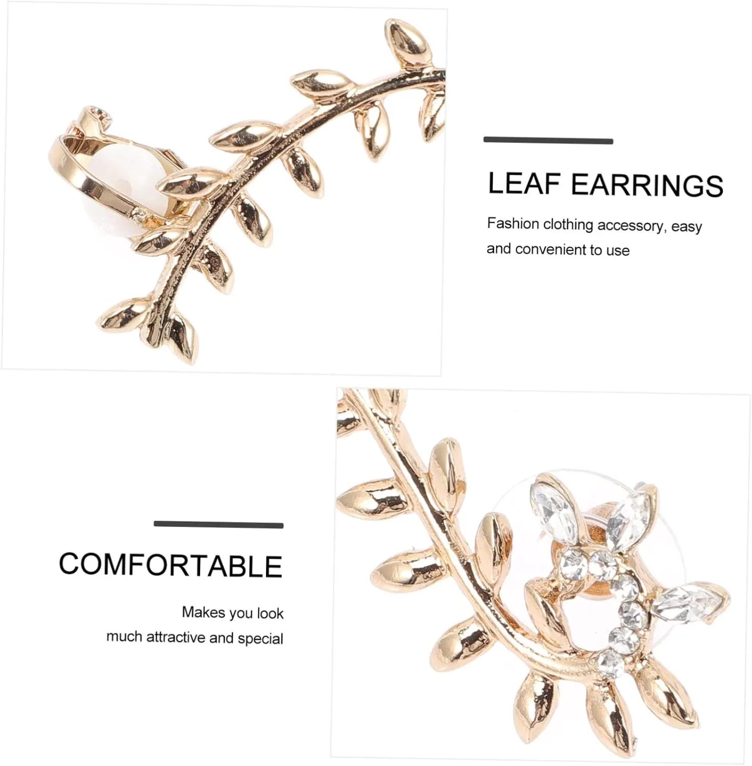 Willow Ear Clip Helix Earring Mens Earrings Earring for Women Spiral Earrings Men Earring Earrings for